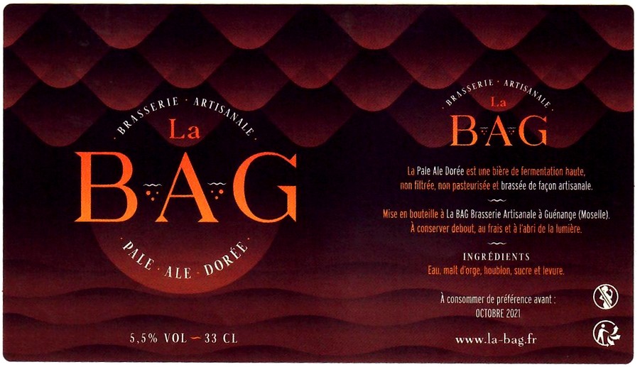 etiquette BRASSERIE LA BAG 01