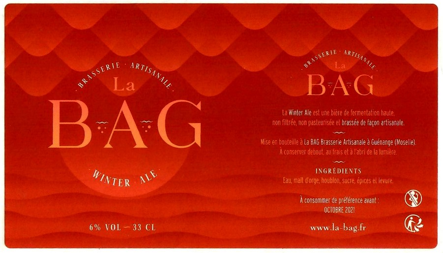 Etiquette BRASSERIE LA BAG 02