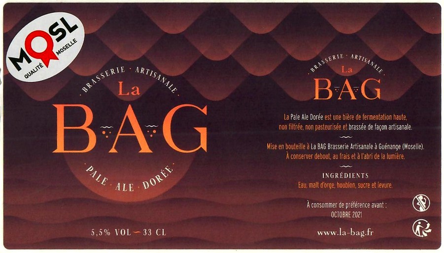 Etiquette BRASSERIE LA BAG 03