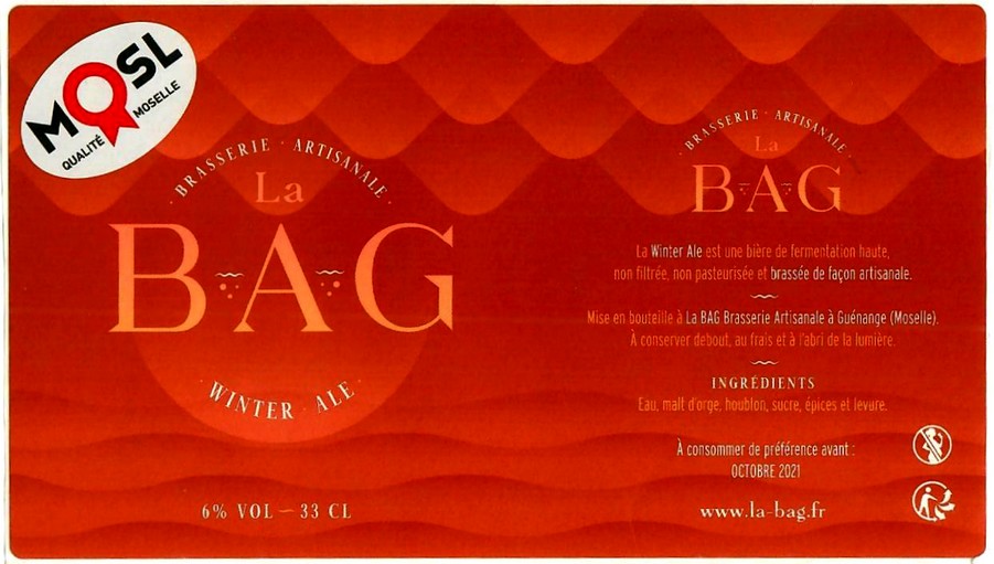 Etiquette BRASSERIE LA BAG 04