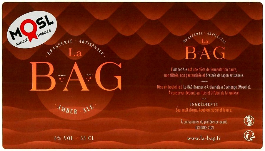 Etiquette BRASSERIE LA BAG 05