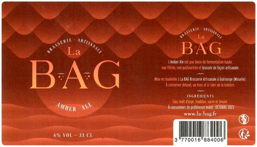 Etiquette BRASSERIE LA BAG 07