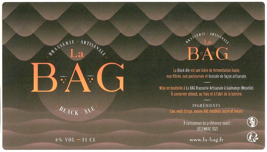 Etiquette BRASSERIE LA BAG 10