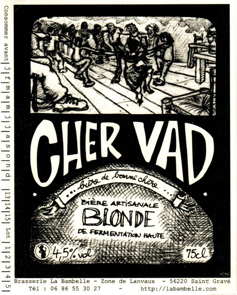 etiquette BRASSERIE LA BAMBELLE 01