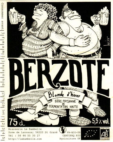 etiquette BRASSERIE LA BAMBELLE 09