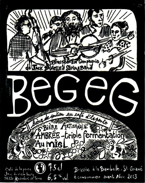 etiquette BRASSERIE LA BAMBELLE 17