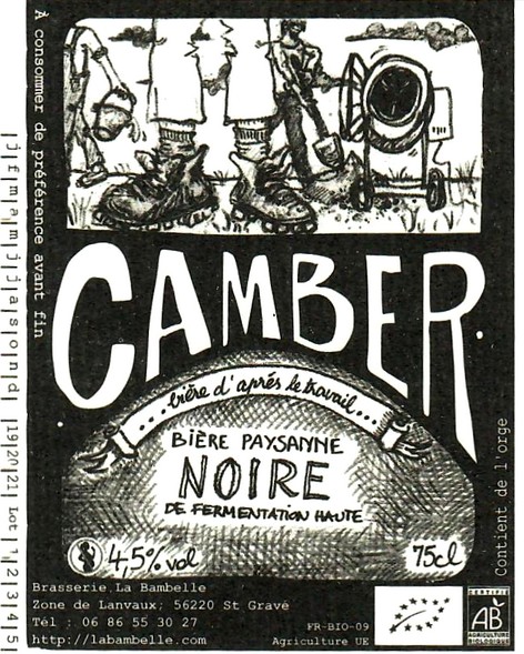 Etiquette BRASSERIE LA BAMBELLE 23