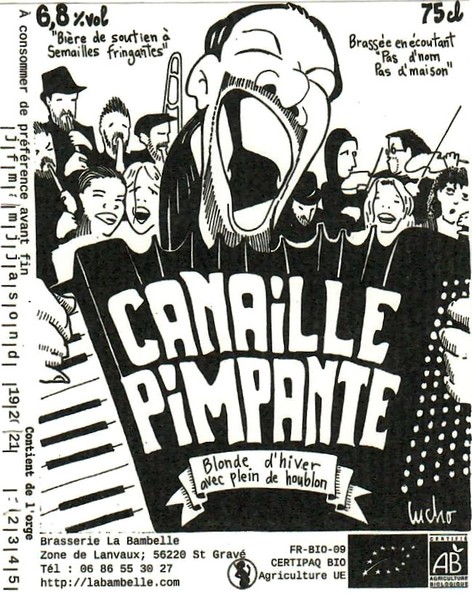 Etiquette BRASSERIE LA BAMBELLE 25