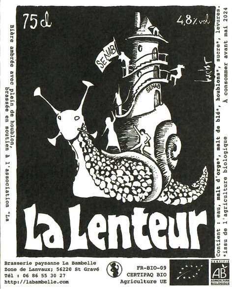 Etiquette BRASSERIE LA BAMBELLE 56