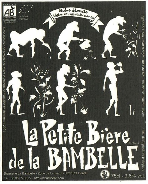 Etiquette BRASSERIE LA BAMBELLE 58