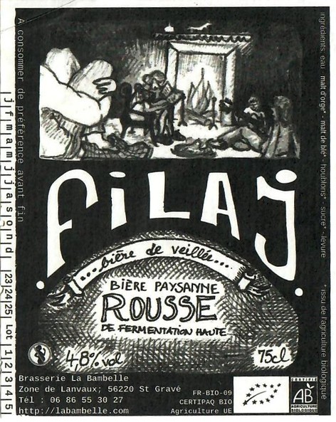 Etiquette BRASSERIE LA BAMBELLE 59