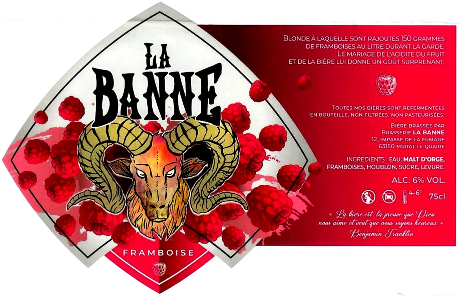 etiquette BRASSERIE LA BANNE 03