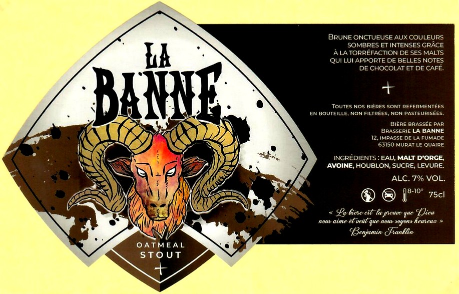 etiquette BRASSERIE LA BANNE 05