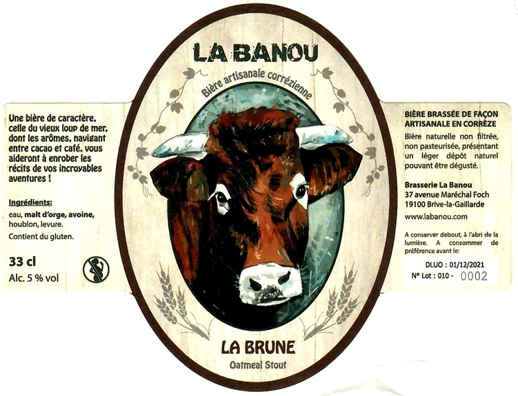 etiquette BARSSERIE LA BANOU 01
