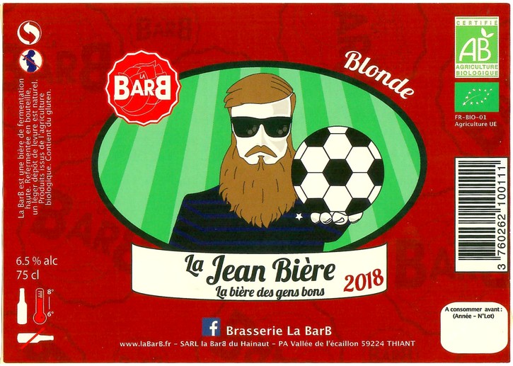 Etiquette BRASSERIE LA BARB 01