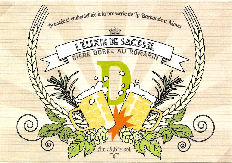 etiquette BRASSERIE LA BARBAUDE 14