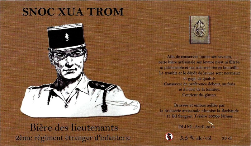 etiquette BRASSERIE LA BARBAUDE 15