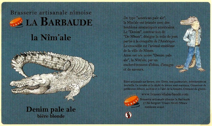 etiquette BRASSERIE LA BARBAUDE 23