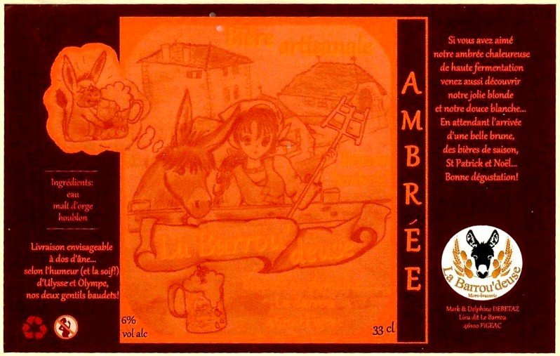 etiquette BRASSERIE LA BARROU'DEUSE 02