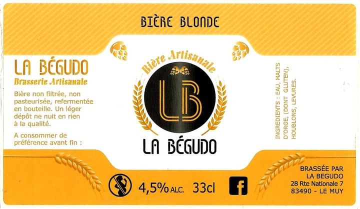 Etiquette BRASSERIE LA BEGUDO 02