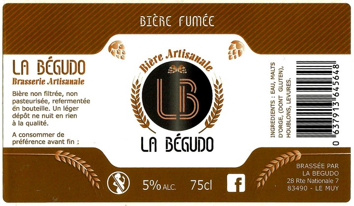 Etiquette BRASSERIE LA BEGUDO 03