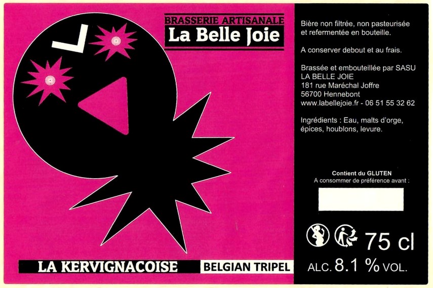Etiquette BRASSERIE LA BELLE JOIE 13