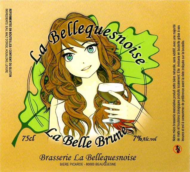 Etiquette BRASSERIE LA BELLEQUESNOISE 01