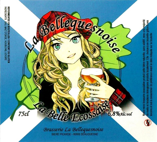 Etiquette BRASSERIE LA BELLEQUESNOISE 02