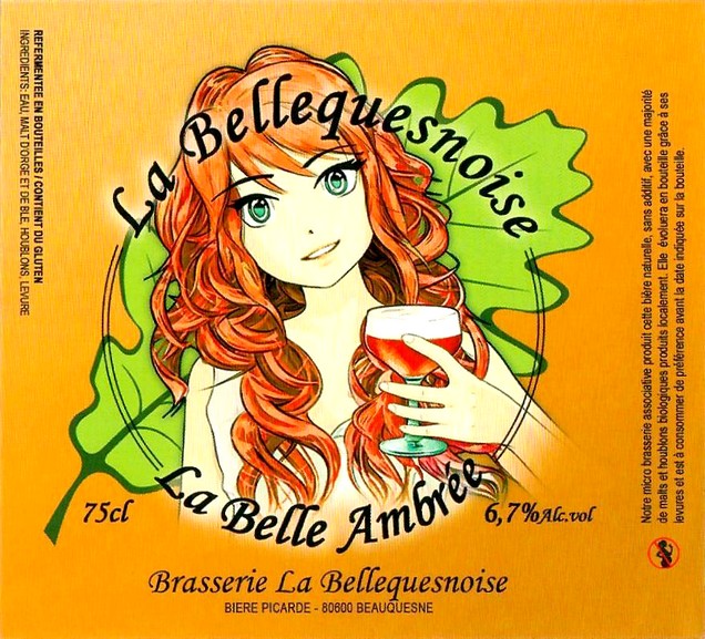 Etiquette BRASSERIE LA BELLEQUESNOISE 04