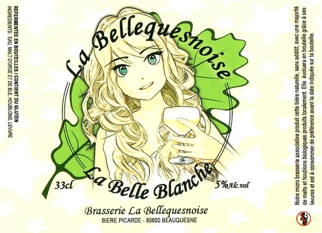 Etiquette BRASSERIE LA BELLEQUESNOISE 08