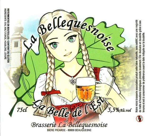 Etiquette BRASSERIE LA BELLEQUESNOISE 17