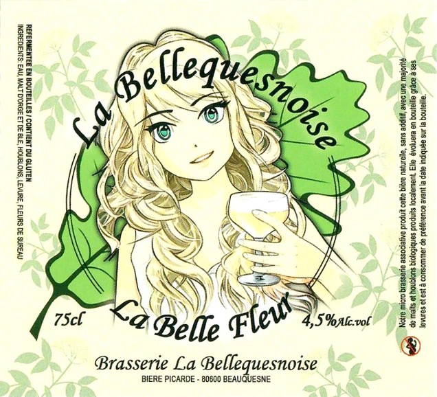 Etiquette BRASSERIE LA BELLEQUESNOISE 20