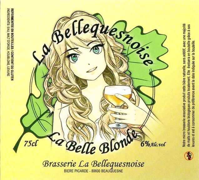 Etiquette BRASSERIE LA BELLEQUESNOISE 21