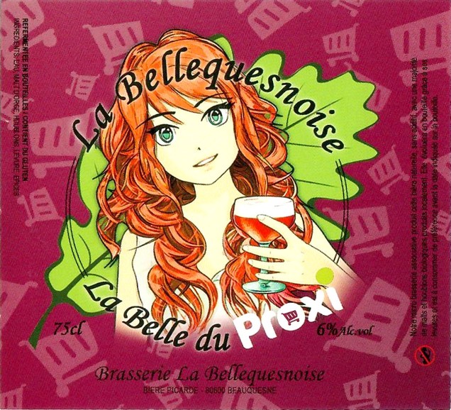 Etiquette BRASSERIE LA BELLEQUESNOISE 25