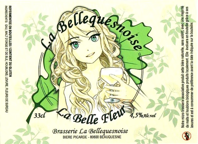 Etiquette BRASSERIE LA BELLEQUESNOISE 28