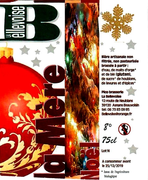 etiquette BRASSERIE LA BELLEVOISE 04