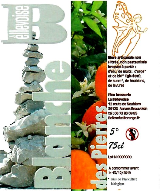 etiquette BRASSERIE LA BELLEVOISE 10