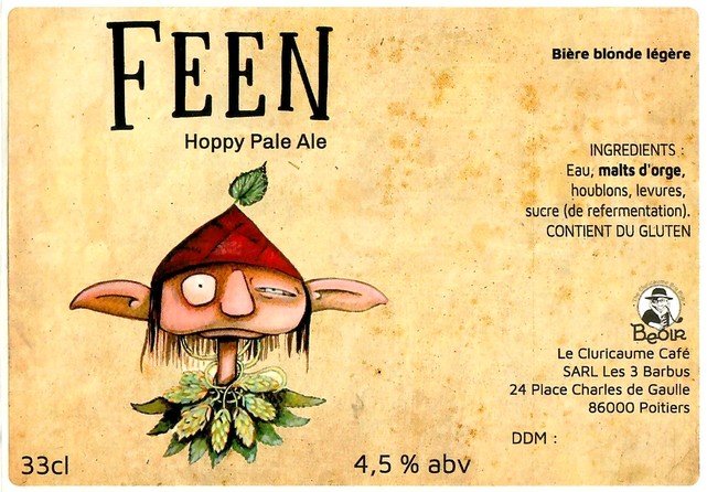 Etiquette BRASSERIE BEOIR 01