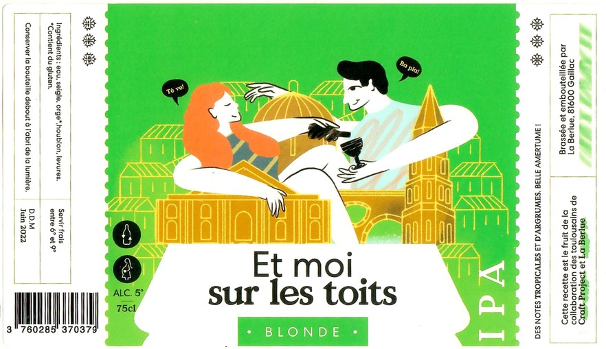 Etiquette BRASSERIE LA BERLUE 24