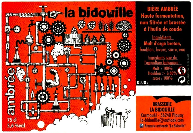 etiquette BRASSERIE LA BIDOUILLE 01