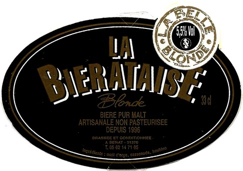 �tiquette BRASSERIE LA BIERATAISE 03