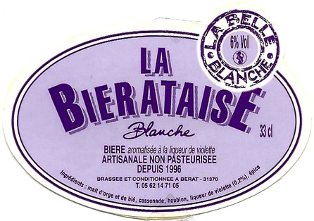 �tiquette BRASSERIE LA BIERATAISE 04