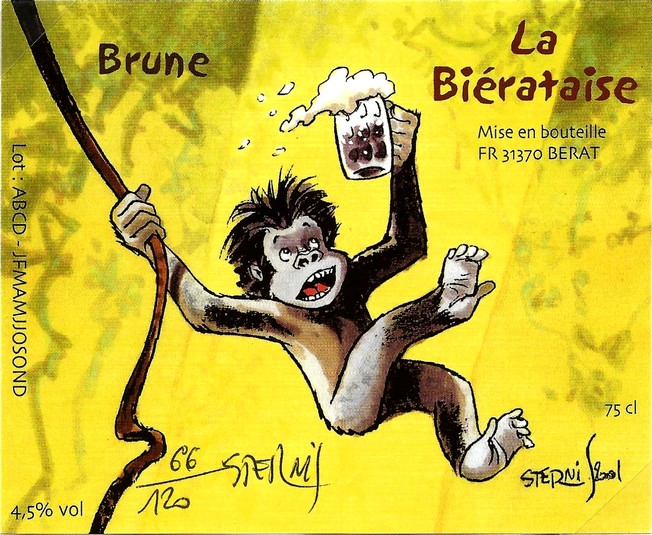 �tiquette BRASSERIE LA BIERATAISE 07