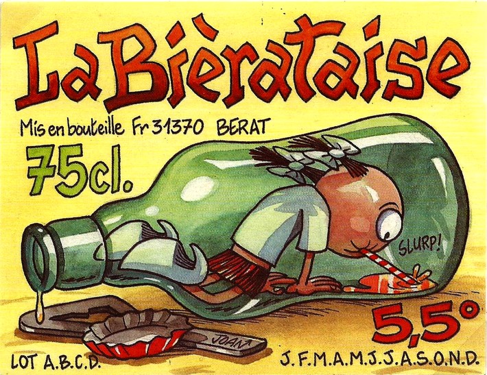 �tiquette BRASSERIE LA BIERATAISE 10