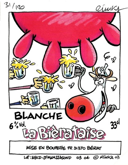 �tiquette BRASSERIE LA BIERATAISE 15