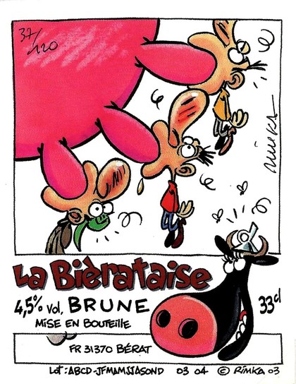 �tiquette BRASSERIE LA BIERATAISE 17