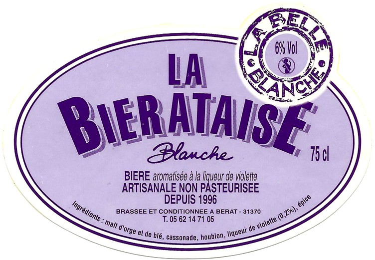 �tiquette BRASSERIE LA BIERATAISE 21