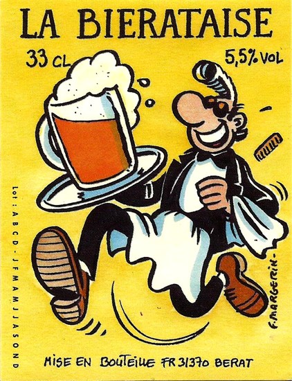 �tiquette BRASSERIE LA BIERATAISE 23