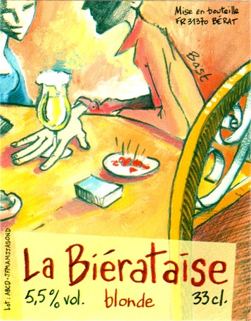 �tiquette BRASSERIE LA BIERATAISE 24
