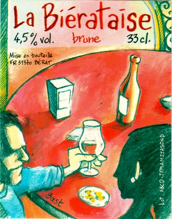 �tiquette BRASSERIE LA BIERATAISE 25